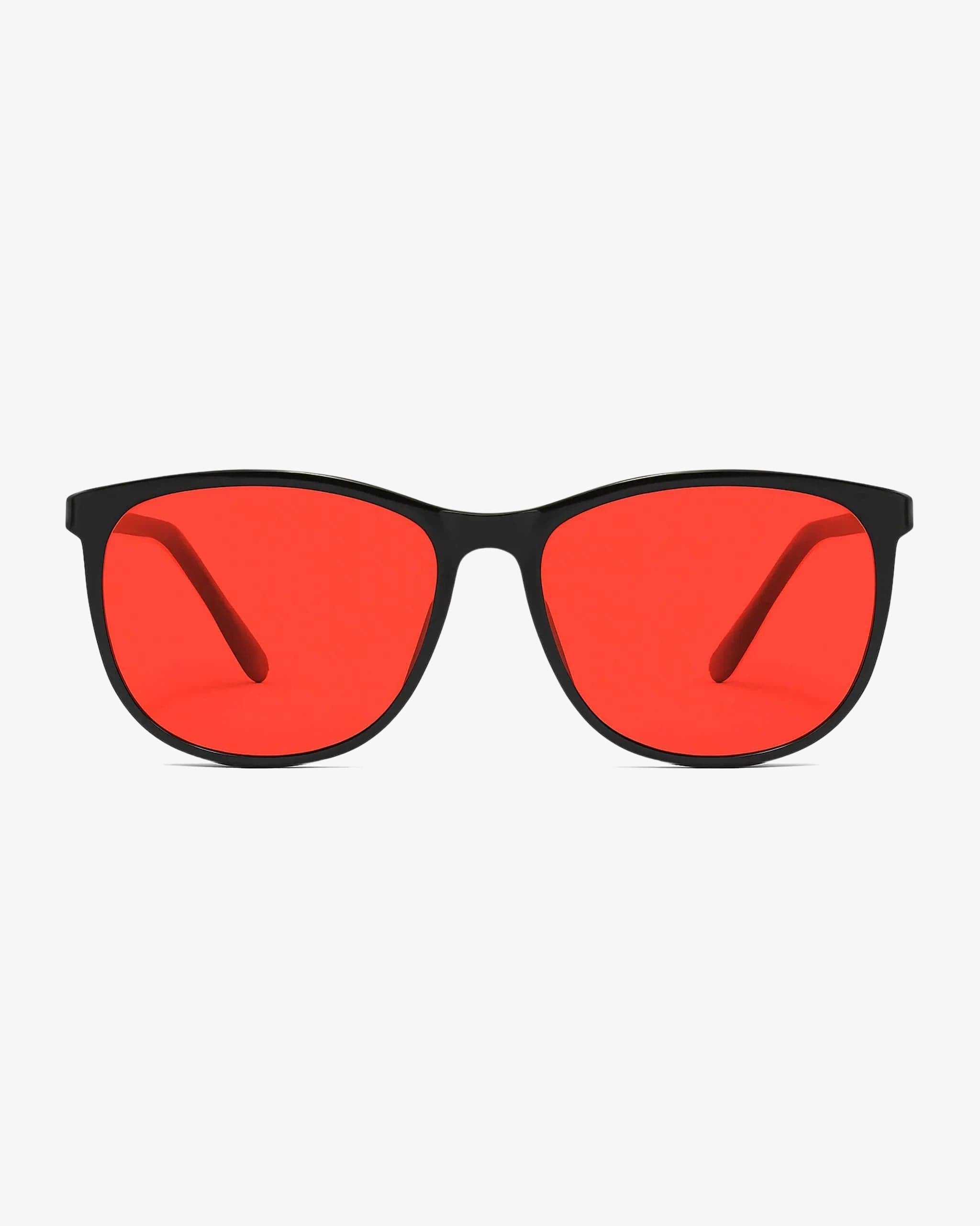 Nordic Black+ sinivalolasit, tuotekuva edestä valkoisella taustalla